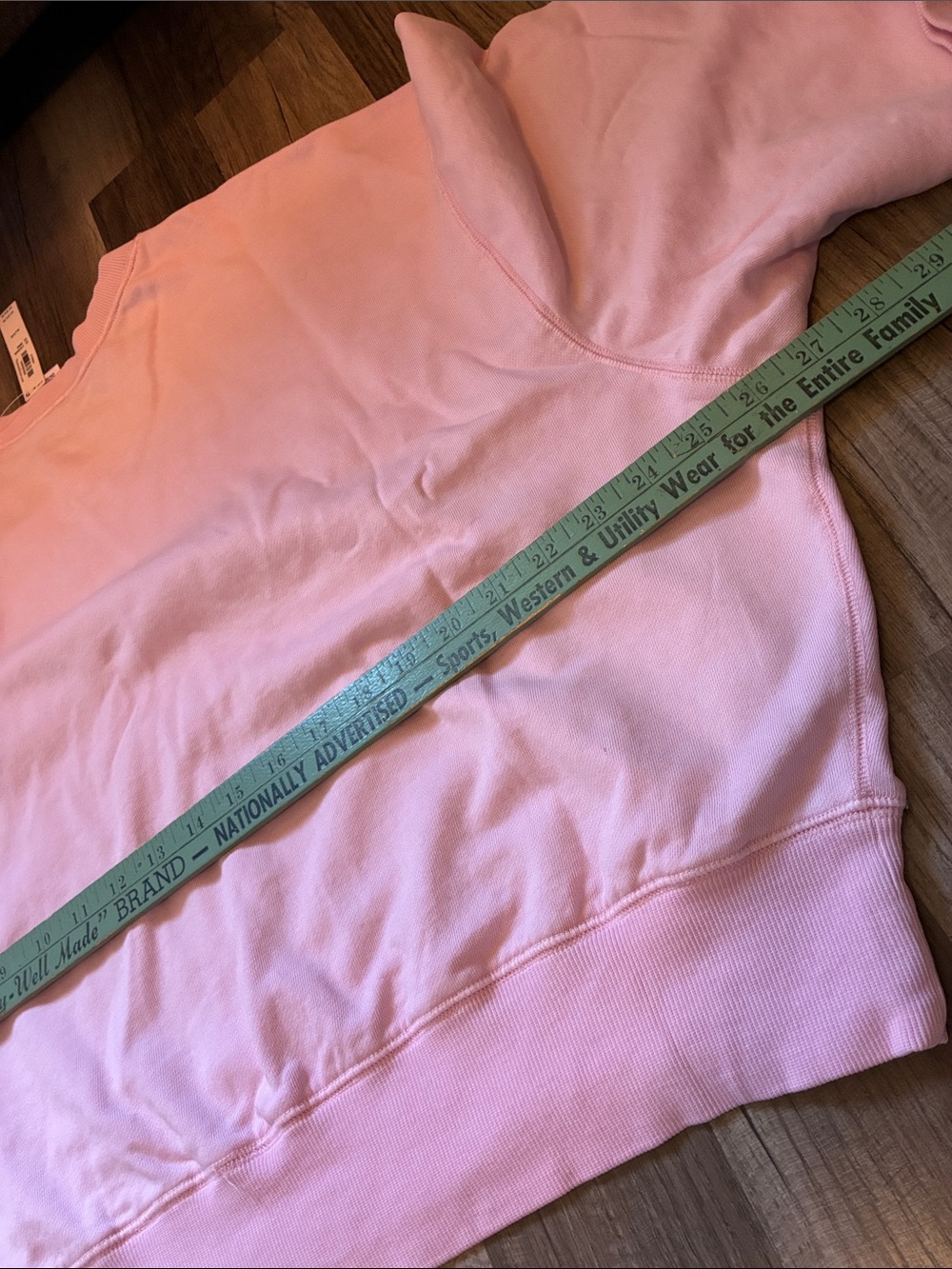 Victoria's Secret Pale Pink, Cropped Crewneck Sweatshirt- Size XL- NWT - Picture 9 of 11